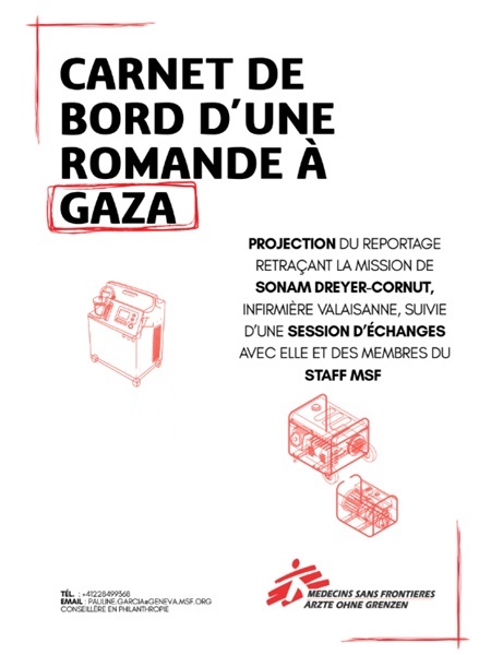 CARNET DE BORD D'UNE ROMANDE À GAZA